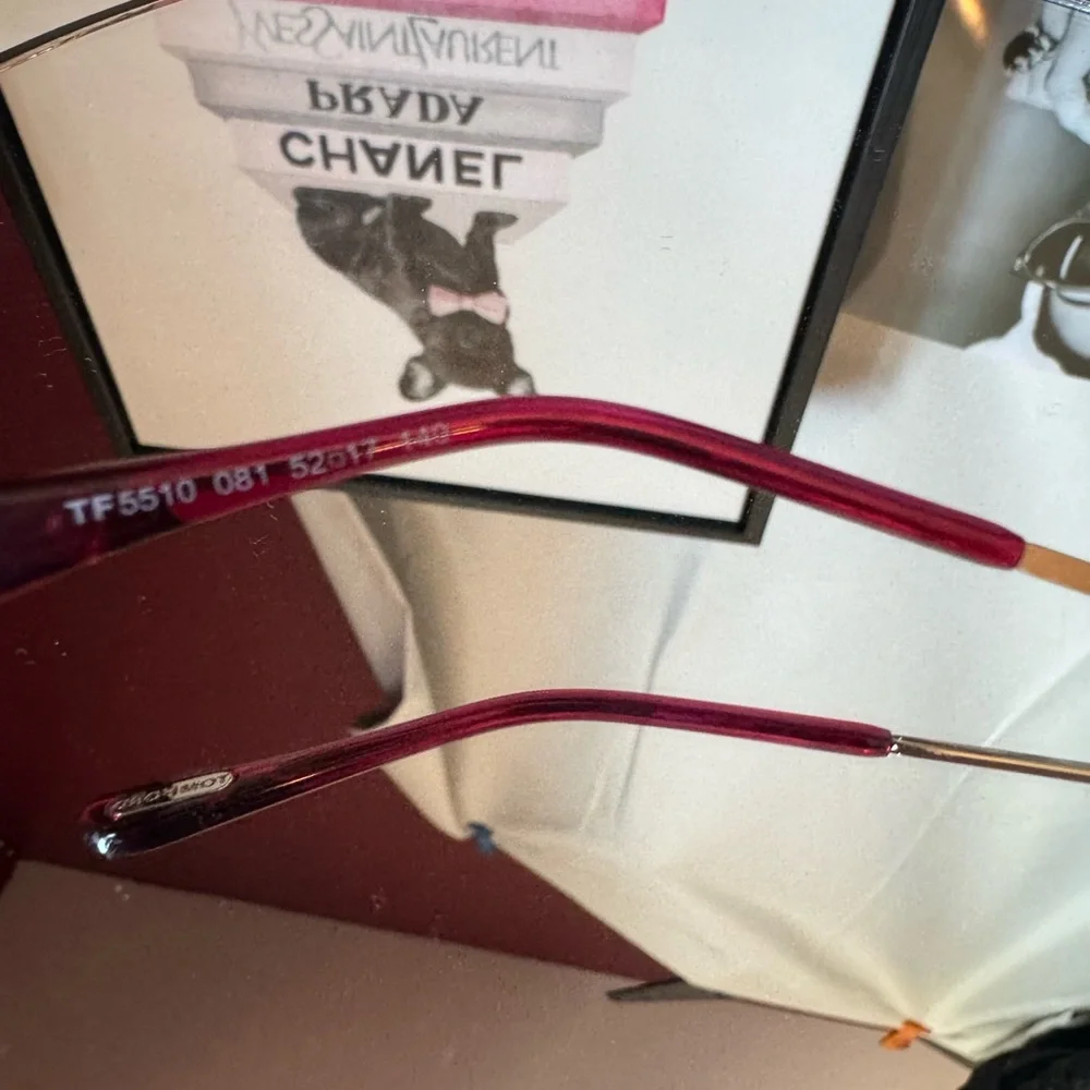 Tom Ford Pink Glasses Elegant Accessories full inclusion. / NWT